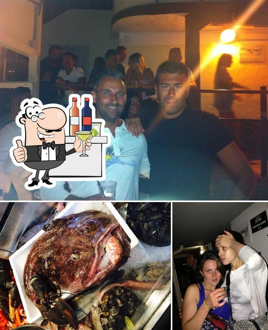 Questa è la immagine che presenta la bancone da bar e pesce di SYS Ristorante - Discoteca