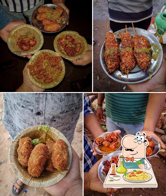 Food at Bira Pakoda