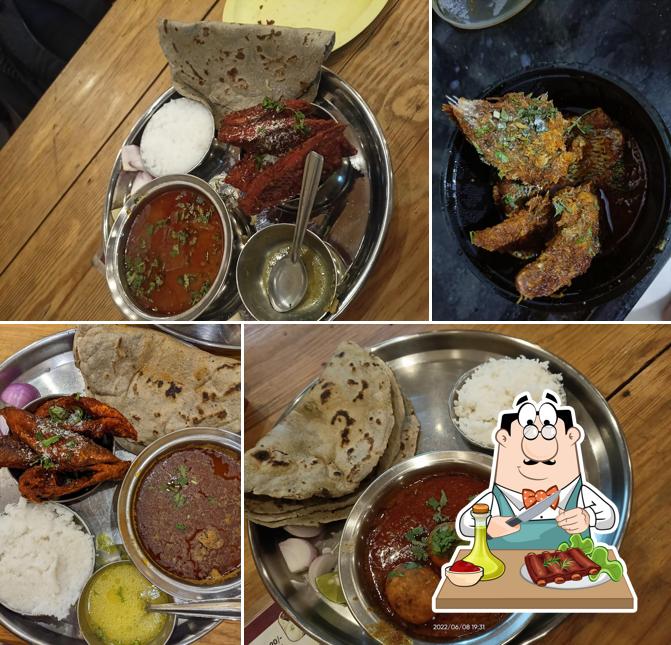 Baby back ribs at Hotel Bhigwan special Machhi
