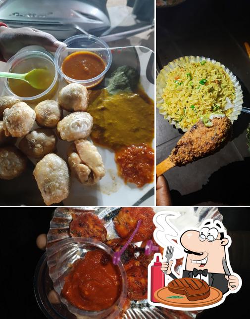 Order meat dishes at Niharika chaupati