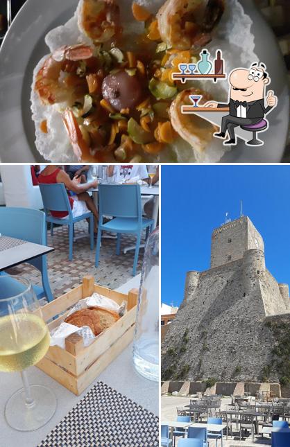 Guarda la foto che mostra la interni e cibo di Oyster Fish