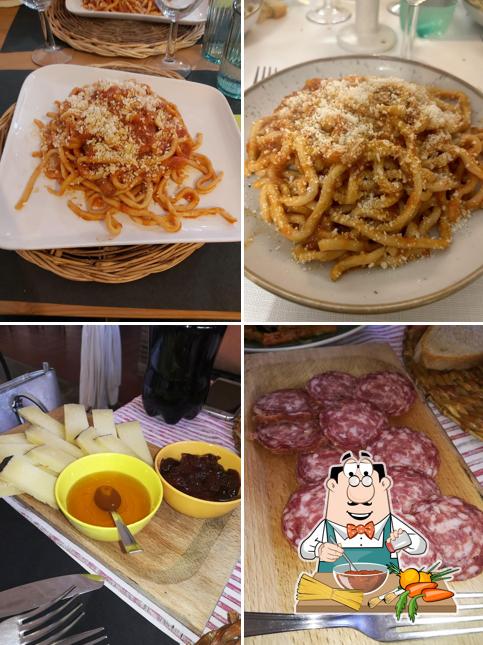 Spaghetti alla bolognese al Trattoria Da Peppe A Canonica