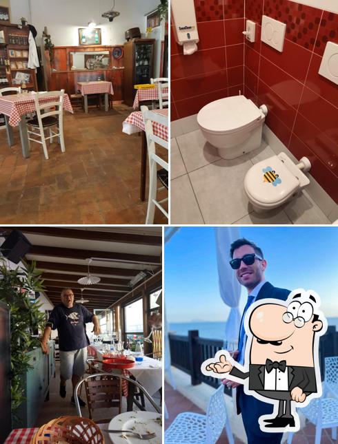 Gli interni di Trattoria Ponticelli