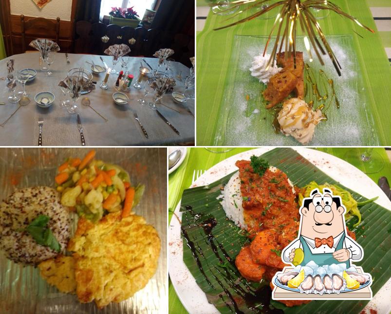 Ostriche al Restaurant Le Berna