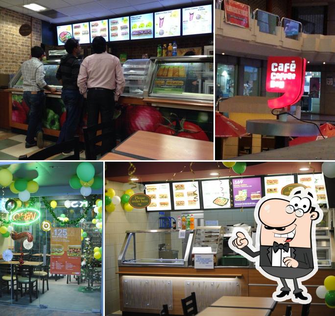 The interior of Subway Garuda Mall