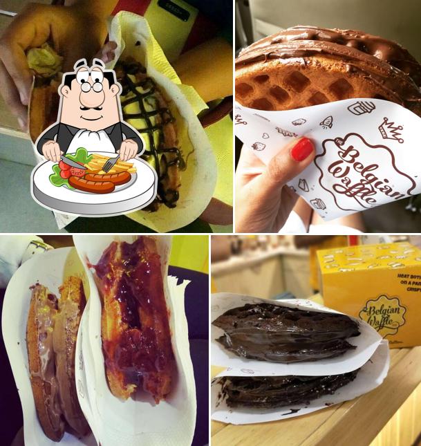 Food at The Belgian Waffle Co