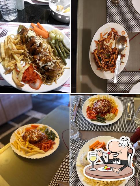 Food at Mezzaluna Indian & Continental Restaurant