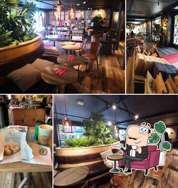 The interior of Espresso House