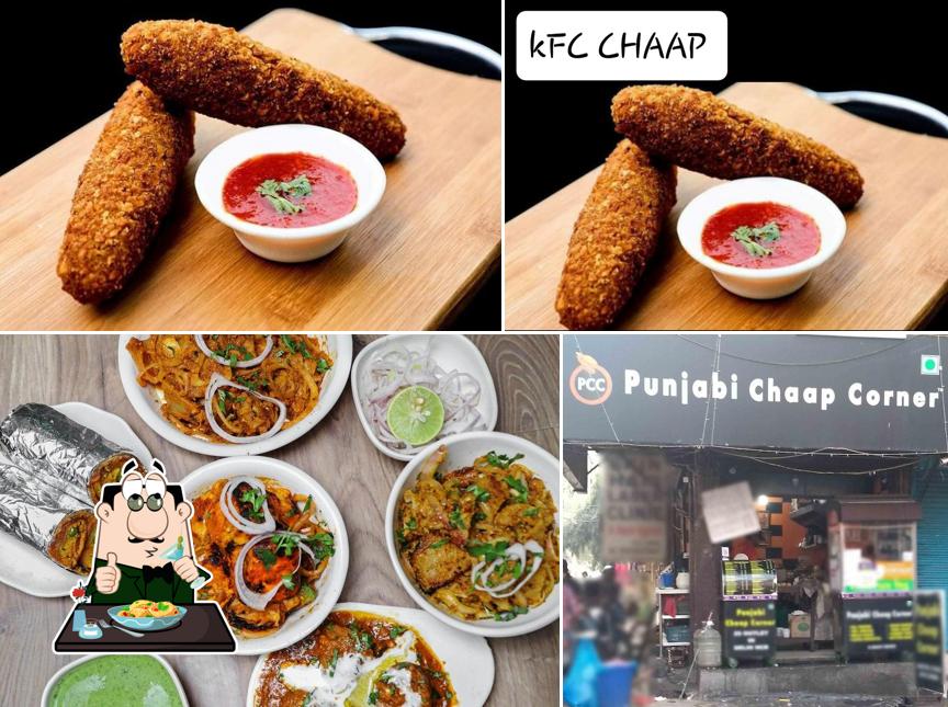 Food at Punjabi chaap corner Rohini