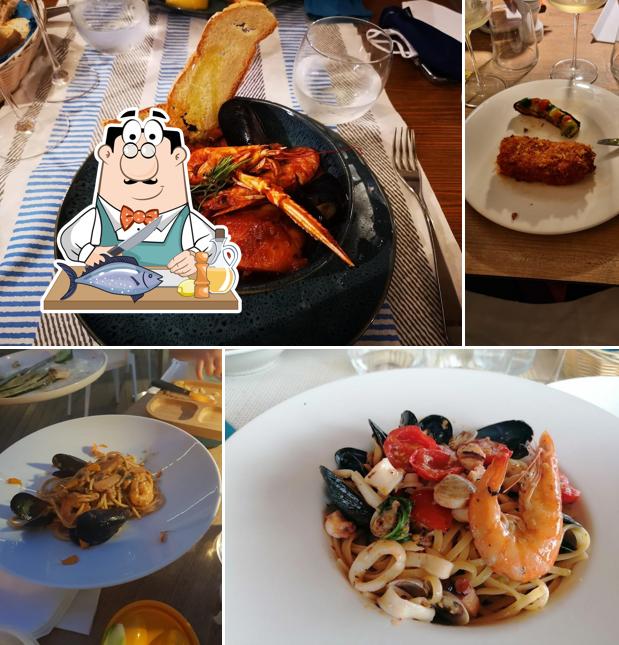 Salmone grigliato al Bagno Val Bona