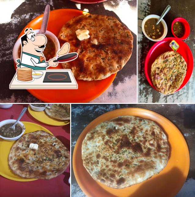 Pancakes at Darshan Lal Kulche Wala