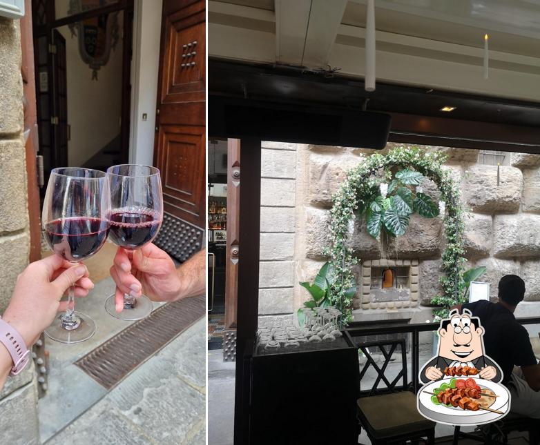 Cibo al La Buchetta del vino dello Strozzino