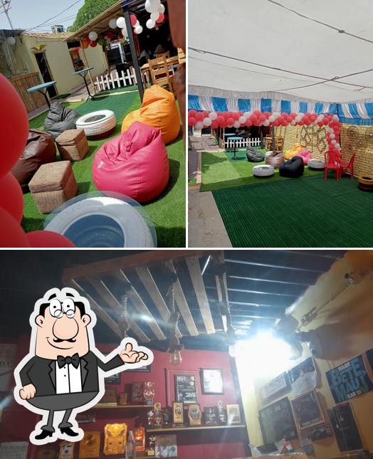 The interior of Naughty Pizzeria