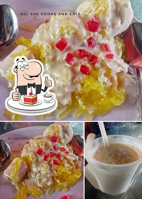 Sindhi Kulfi Corner serves a variety of sweet dishes