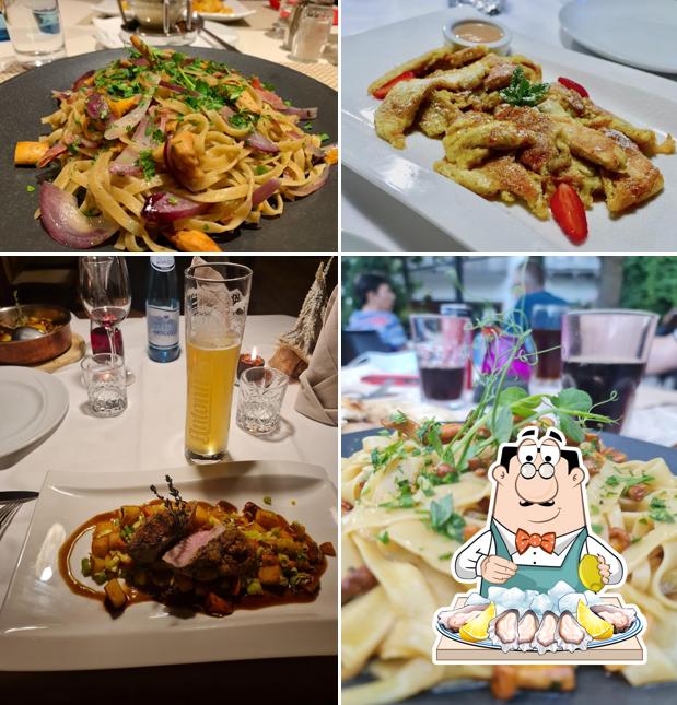 Ordina la cucina di mare a Restaurant Thedl