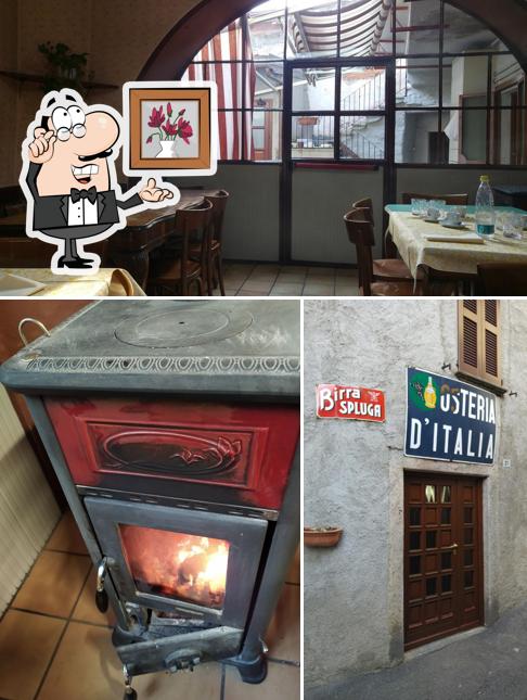 Gli interni di Trattoria Italia di Carla Silva