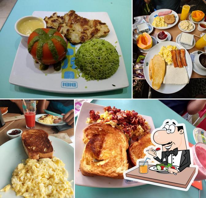 Platos en Bibi Sucos