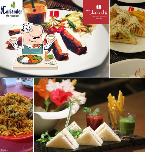 Food at Blue Coriander - The Restaurant
