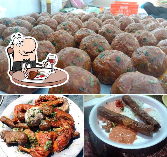 Order meat meals at Hotel Waza Restaurant & Son's