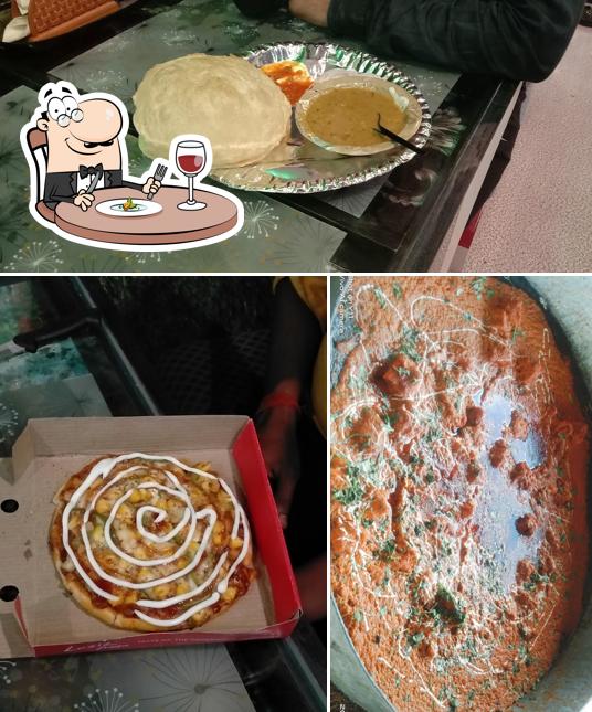 Food at Anaya restaurant and fast food corner