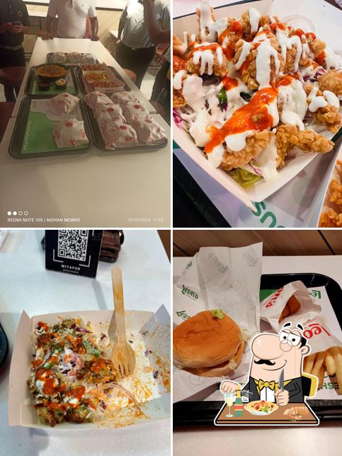 Food at Leon's Burgers & Wings Miyapur