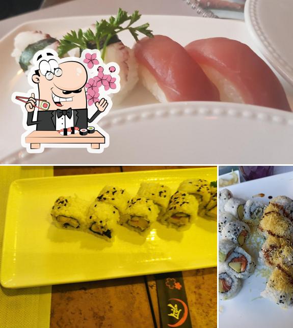 Scegli le varie opzioni di sushi