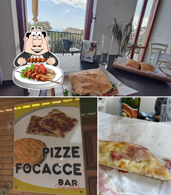 Cibo al Pizzeria Nardone Marina di San Vito. Pizze...focacce bar