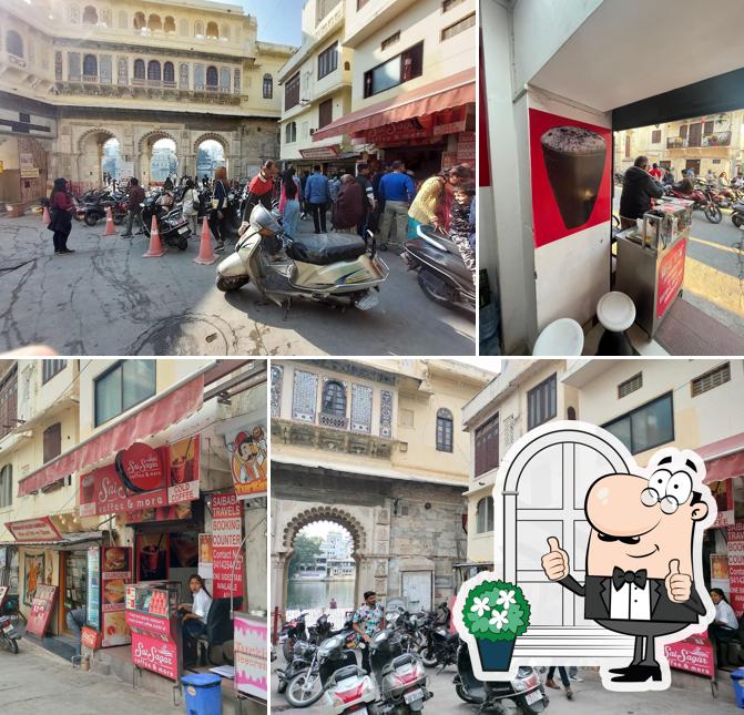 The exterior of Sai Sagar Coffee and more