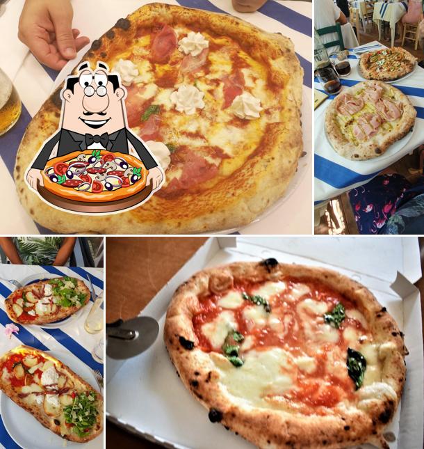 Scegli tra le molte varianti di pizza