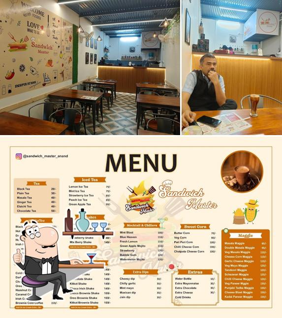 The interior of Sandwich Master