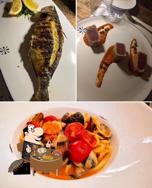 Cibo al Agatha Amore dal Mare