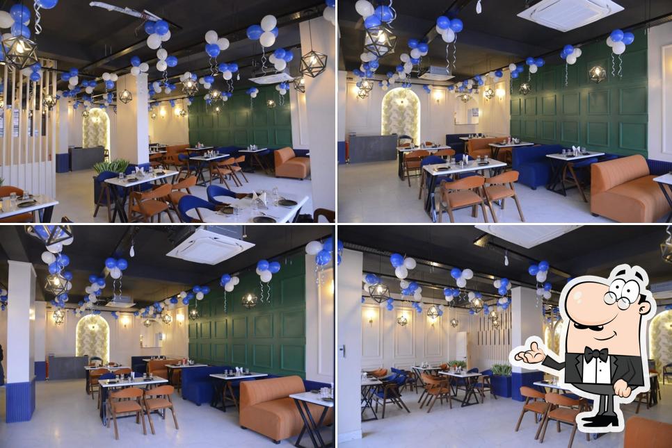 The interior of Baba's Restaurant; best restaurant in Tanda; best family restaurant; best non-veg or veg restaurant