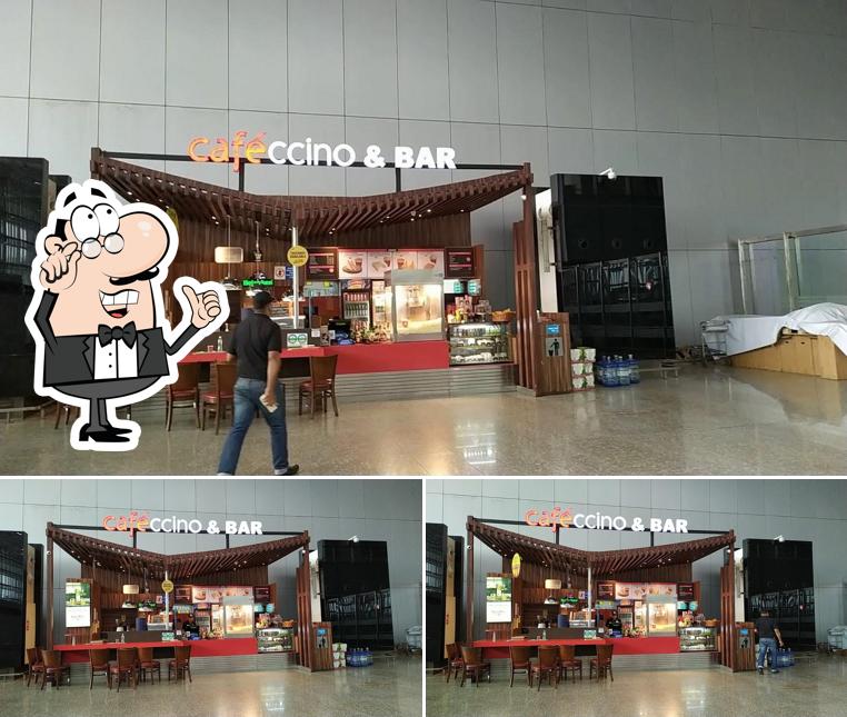 The interior of Cafe Ccino & Bar