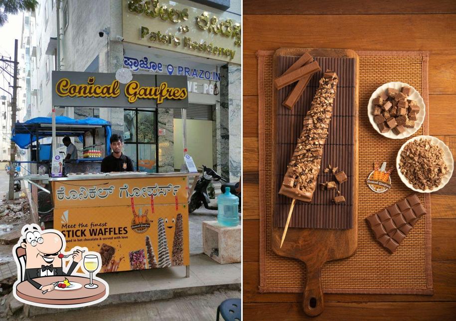 Food at Conical Gaufres Hosur