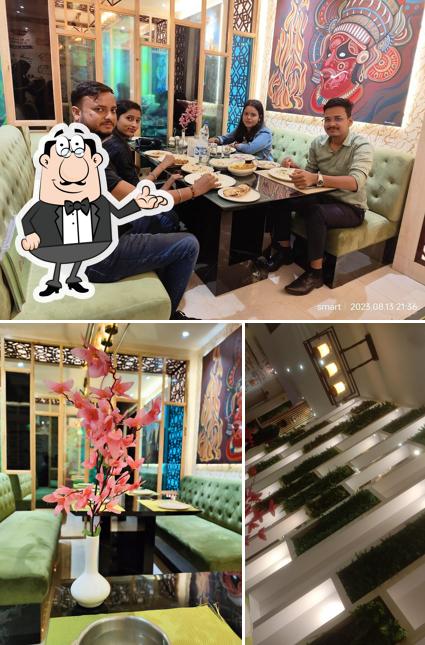 The interior of Hotel Nikhar Family Restaurant/Luxurious Rooms/ Banquet Hall/ Marriage Lawn