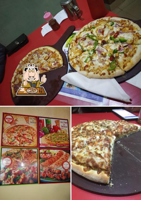Pick various types of pizza