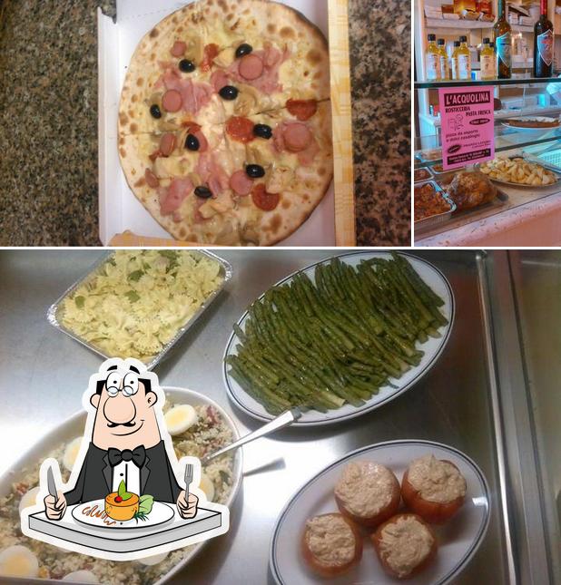 Platti al Rosticceria L'Aquolina