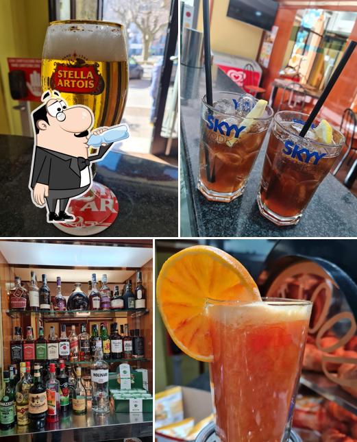 Prenditi un drink dal menu