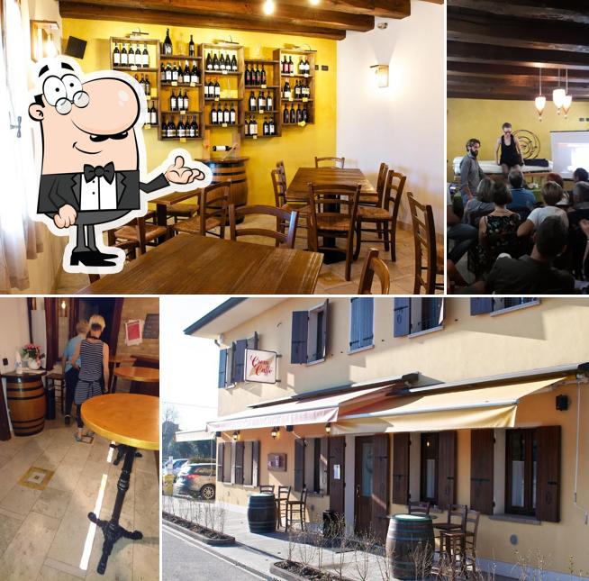 Dai un'occhiata agli interni di Osteria Violina Da a Rossa