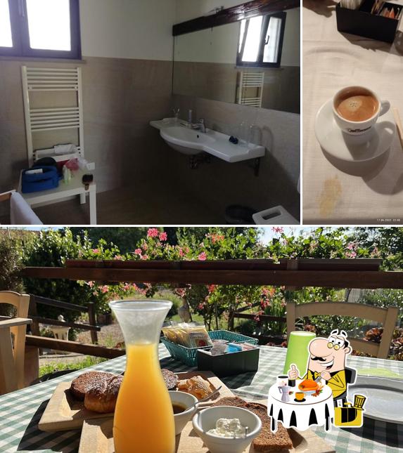 Questa è la immagine che presenta la cibo e interni di Agriturismo San Matteo