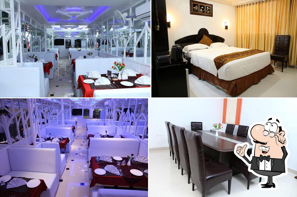 The interior of Hotel Gago Inn