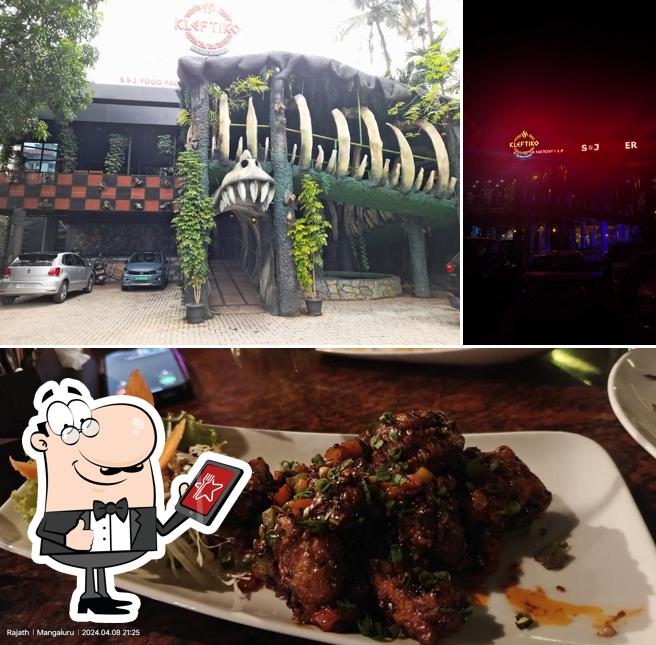 This is the image displaying exterior and food at KLEFTIKO