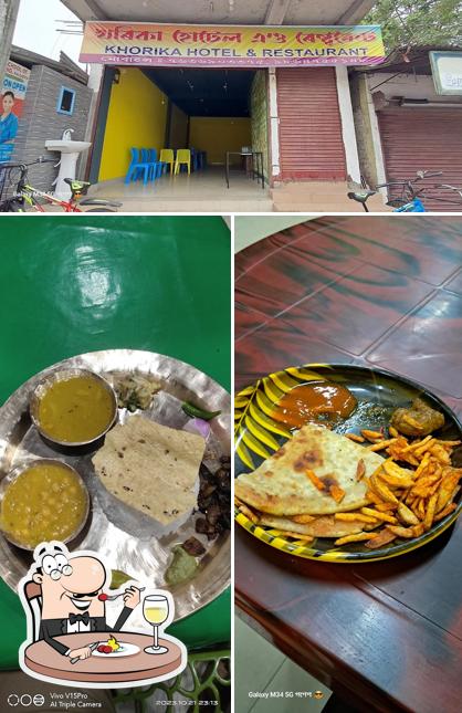 Among various things one can find food and exterior at Khorika