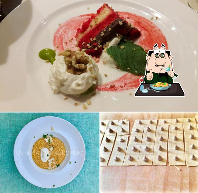 Platti al Osteria Don Abbondio
