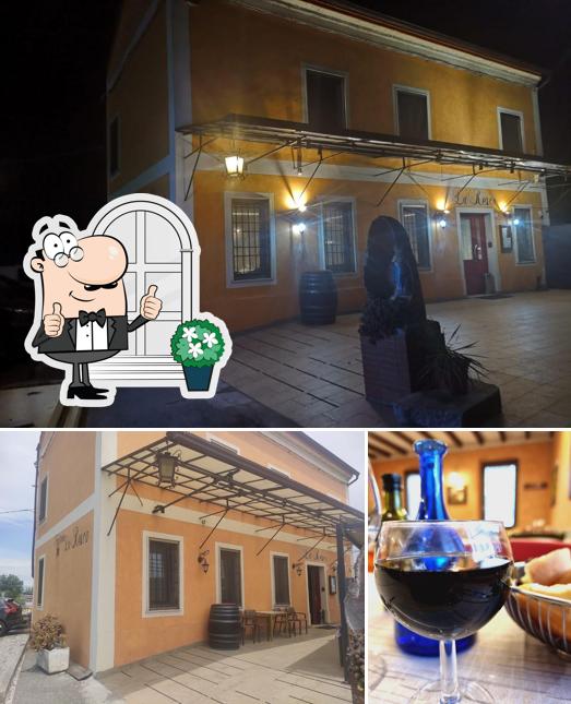 Trattoria La Resca si caratterizza per la esterno e vino