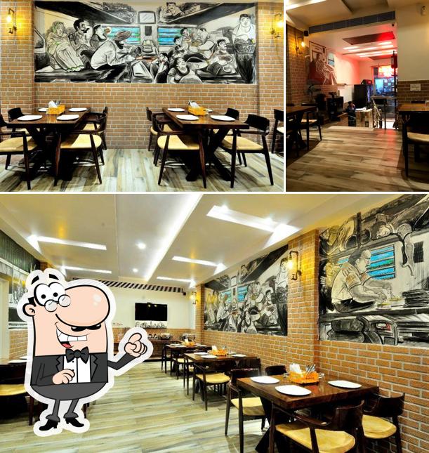 The interior of Station-1 Cafe