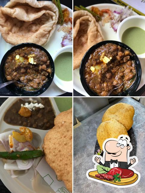 Om Bhatura Co. serves meat dishes