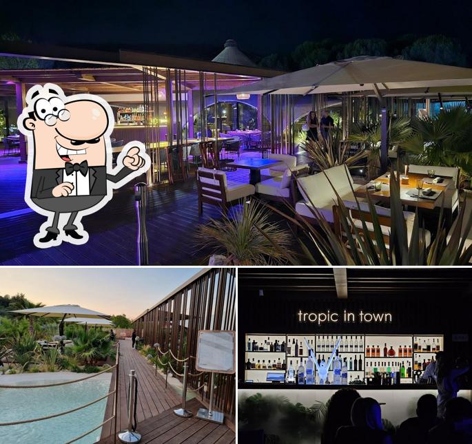 Gli interni di Bambú Club Arezzo