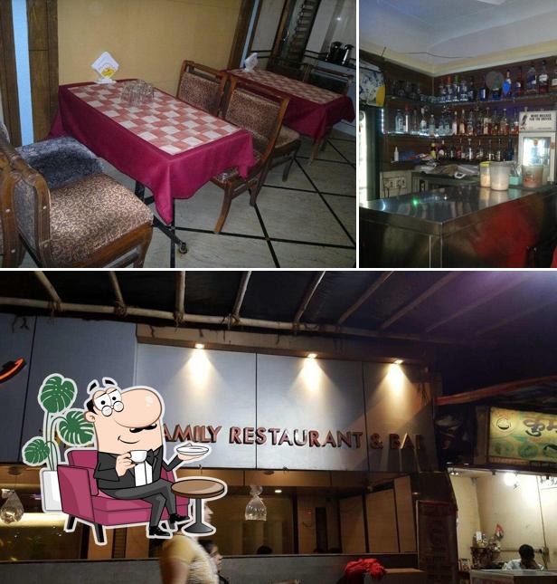 This is the image depicting interior and bar counter at Hotel Jai Malhar