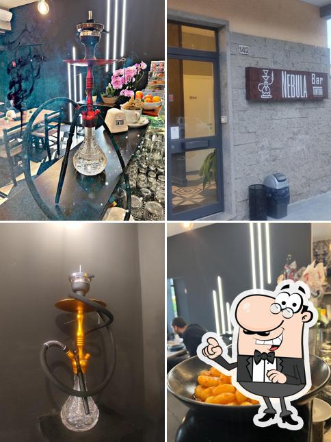 Dai un'occhiata agli interni di Nebula Wine Bar